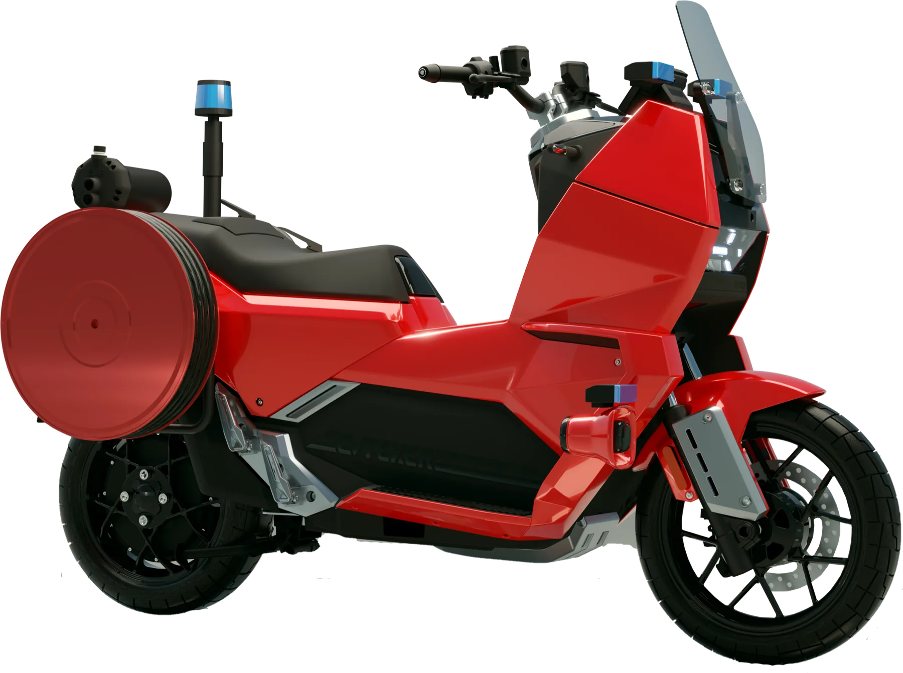 EVREV firefighting electric motorcycle concept