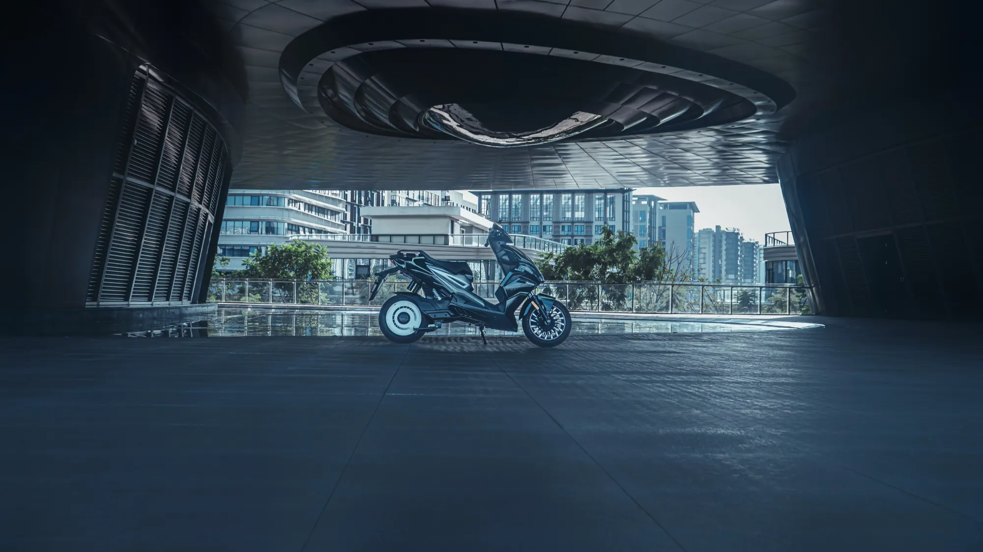 EV03 in a modern city setting